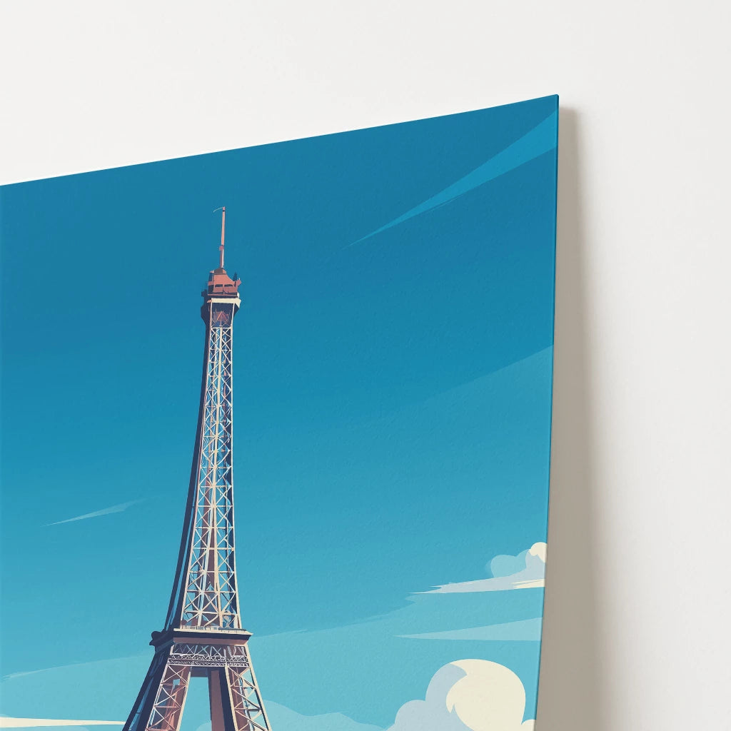The Eiffel Tower Paris France Europe Travel Poster