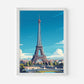 The Eiffel Tower Paris France Europe Travel Poster