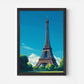 The Eiffel Tower Paris France Europe Travel Poster