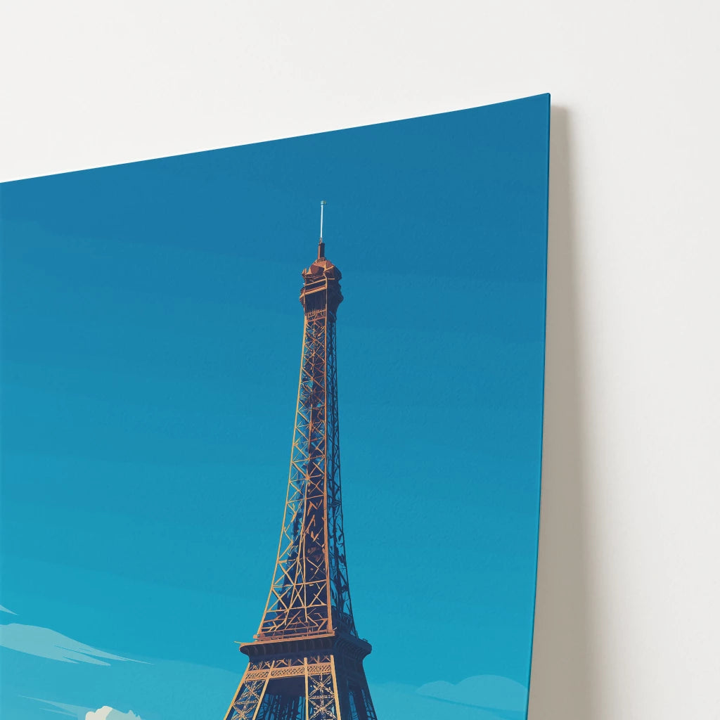 The Eiffel Tower Paris France Europe Travel Poster