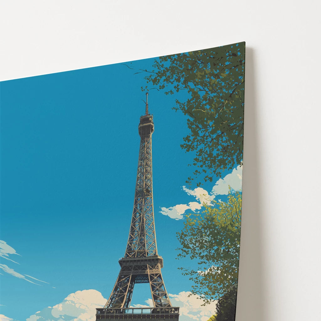 The Eiffel Tower Paris France Europe Travel Poster