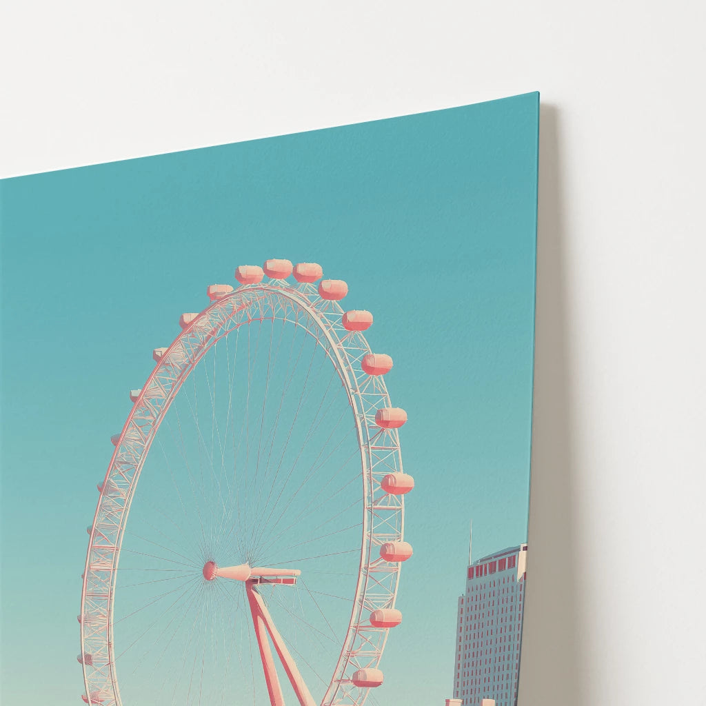 The London Eye London England Travel Poster