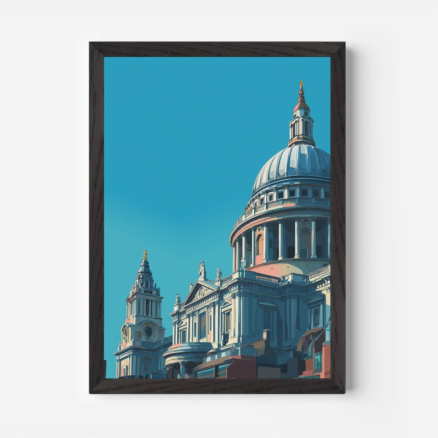 St. Paul's Cathedral London England Travel Poster