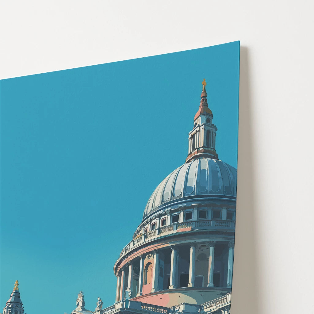 St. Paul's Cathedral London England Travel Poster