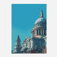 St. Paul's Cathedral London England Travel Poster