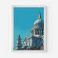 St. Paul's Cathedral London England Travel Poster