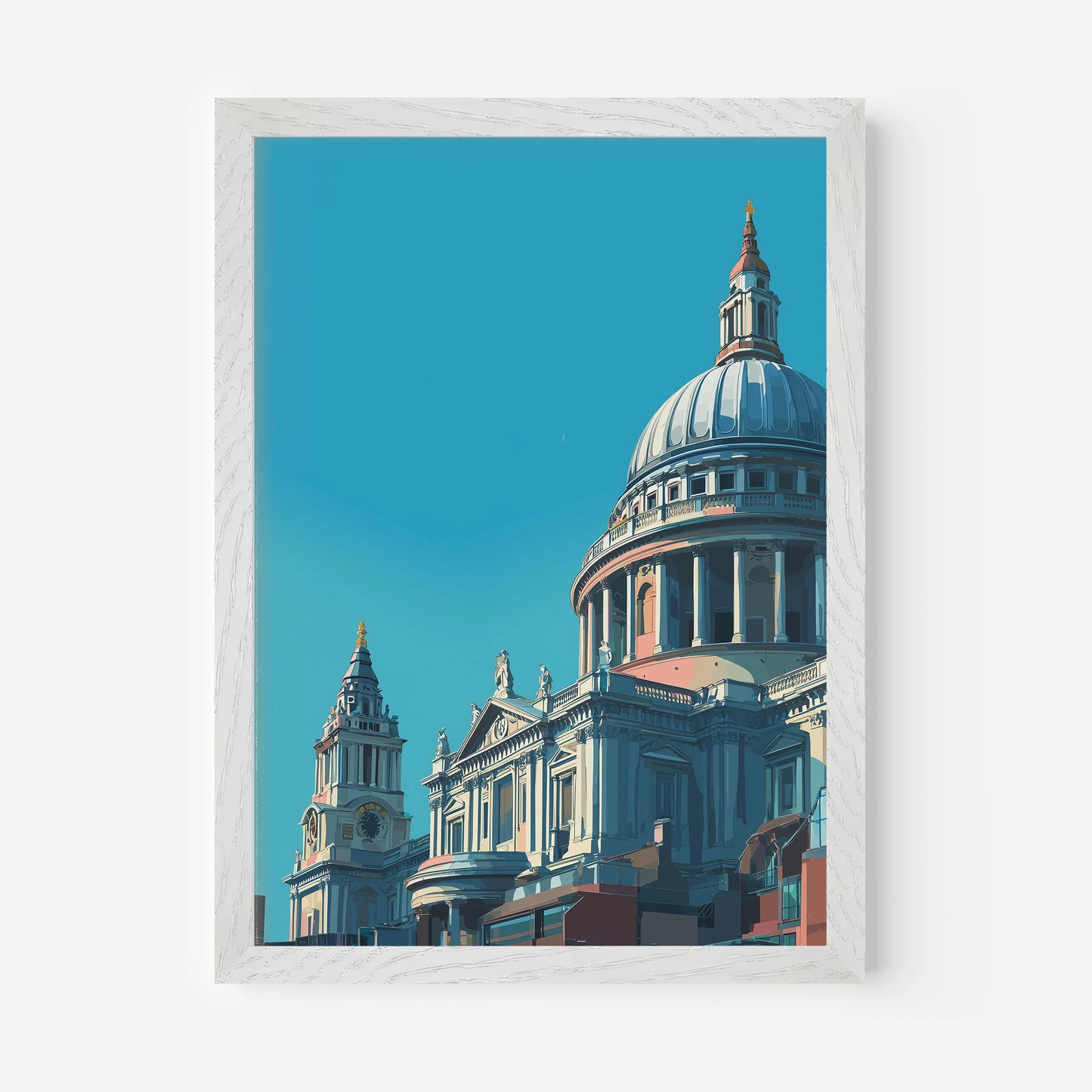 St. Paul's Cathedral London England Travel Poster