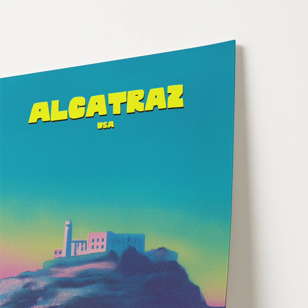Alcatraz San Francisco California America Travel Poster