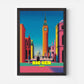 Big Ben London England Travel Poster