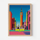 Big Ben London England Travel Poster