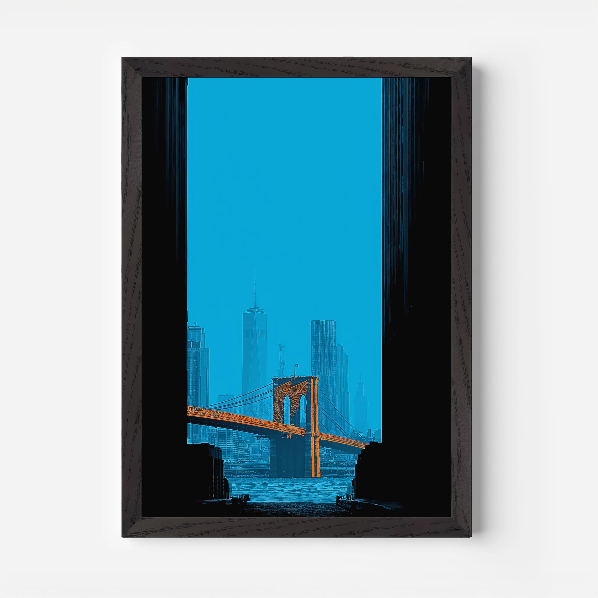 Brooklyn Bridge New York America Travel Poster
