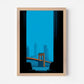 Brooklyn Bridge New York America Travel Poster