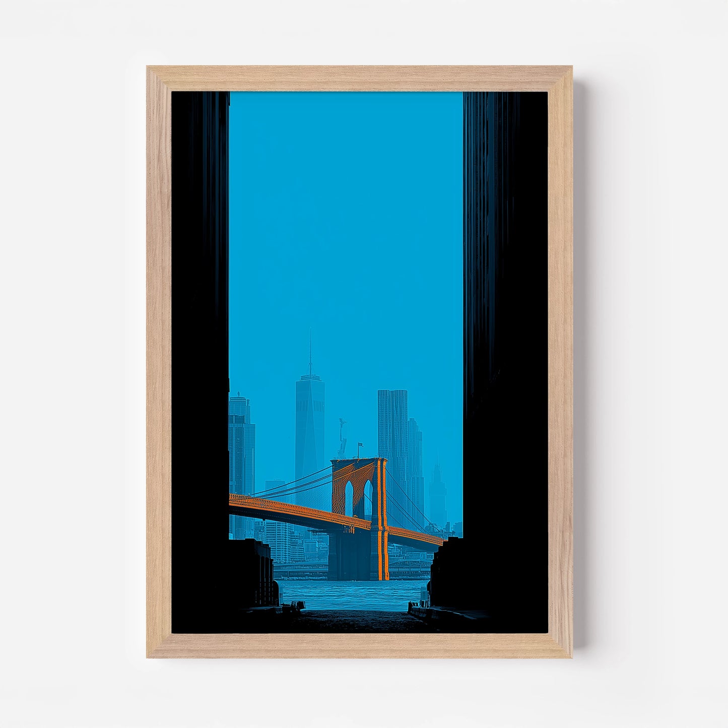 Brooklyn Bridge New York America Travel Poster