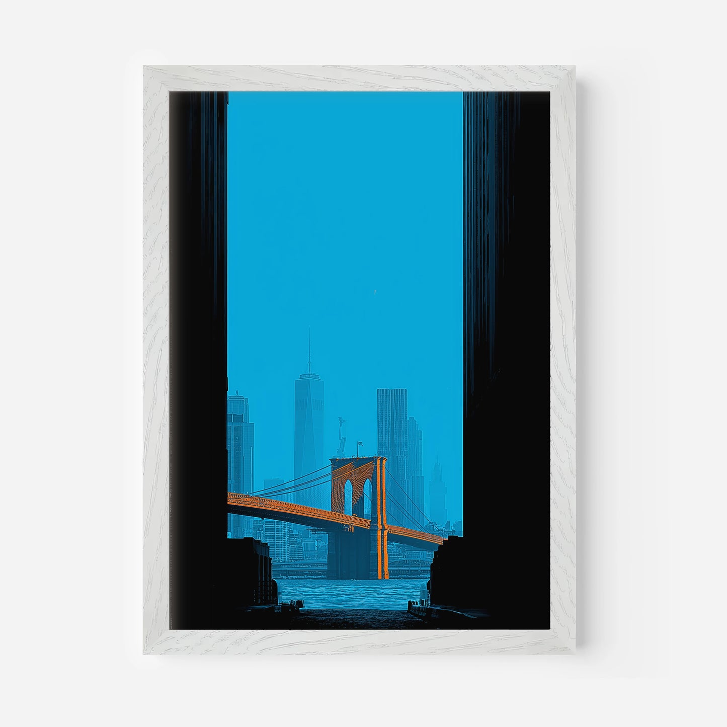 Brooklyn Bridge New York America Travel Poster