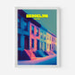 Brooklyn New York Manhattan America Travel Poster