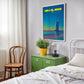 Burj Al Arab Sunset Dubai UAE Asia Travel Poster