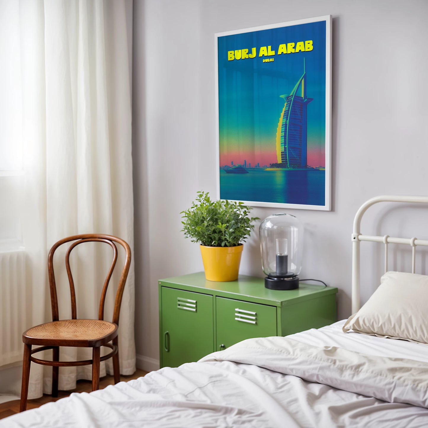 Burj Al Arab Dubai UAE Asia Travel Poster
