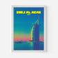 Burj Al Arab Dubai UAE Asia Travel Poster