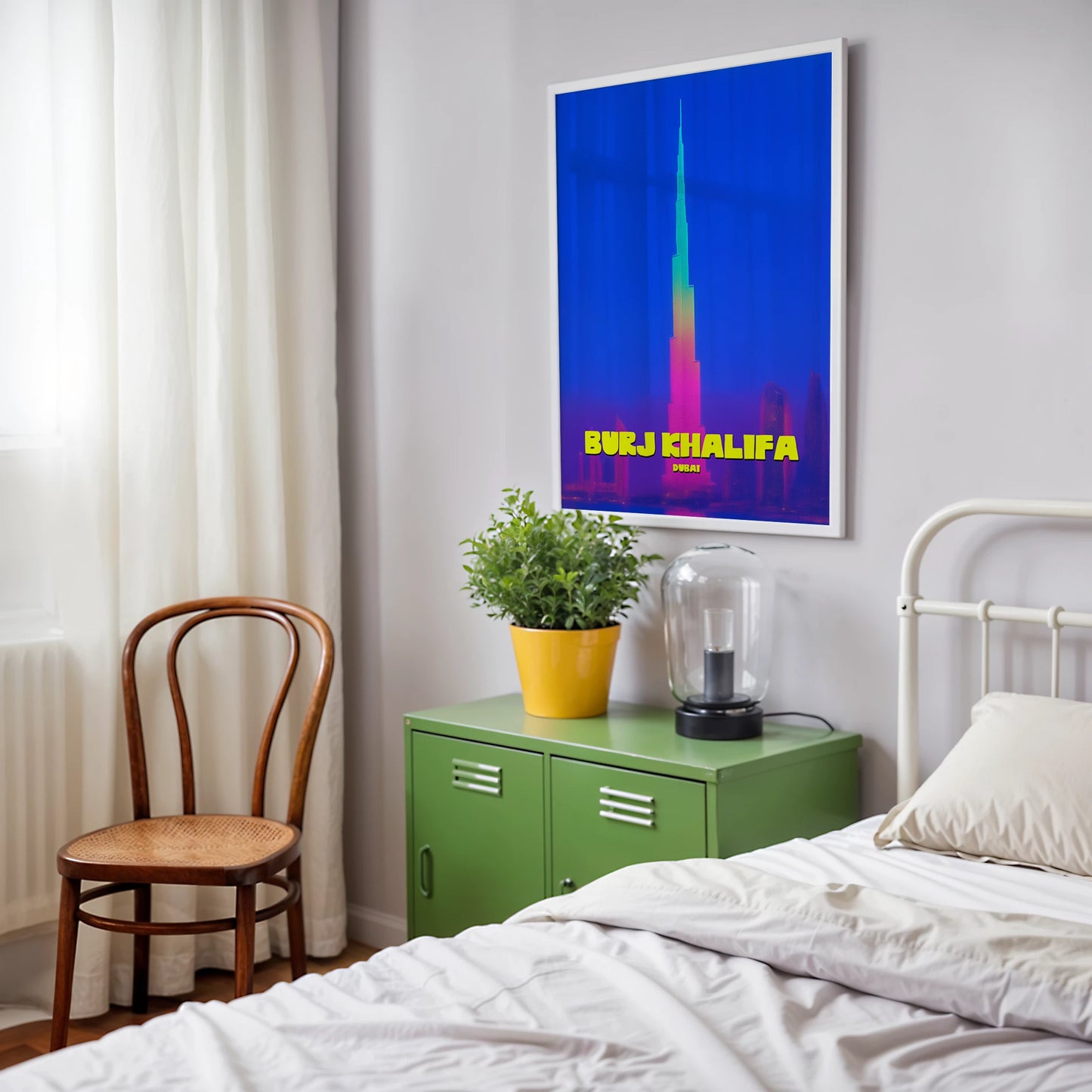 Burj Khalifa Dubai UAE Asia Travel Poster