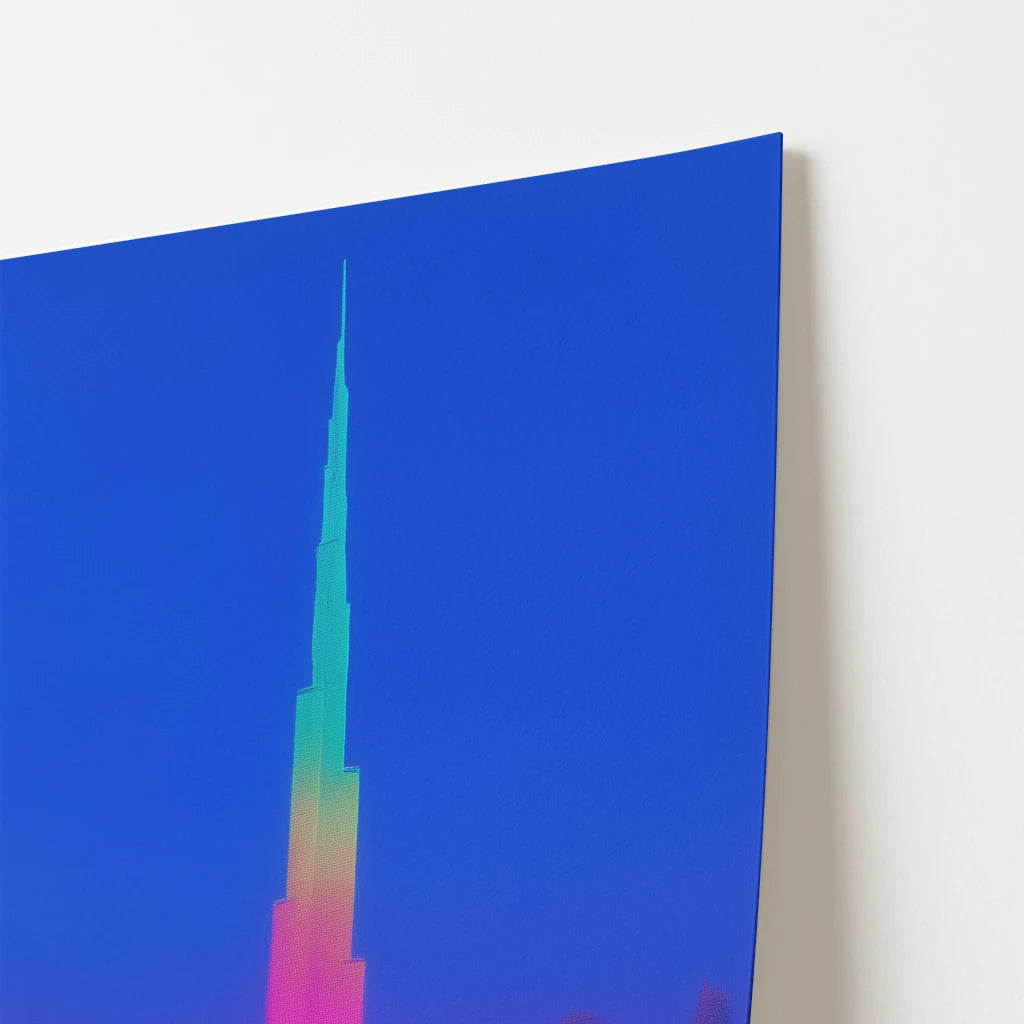 Burj Khalifa Dubai UAE Asia Travel Poster