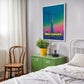 Burj Khalifa Skyline Dubai UAE Asia Travel Poster