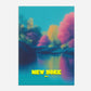 Central Park New York Manhattan America Travel Poster