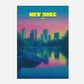 Central Park New York Manhattan America Travel Poster