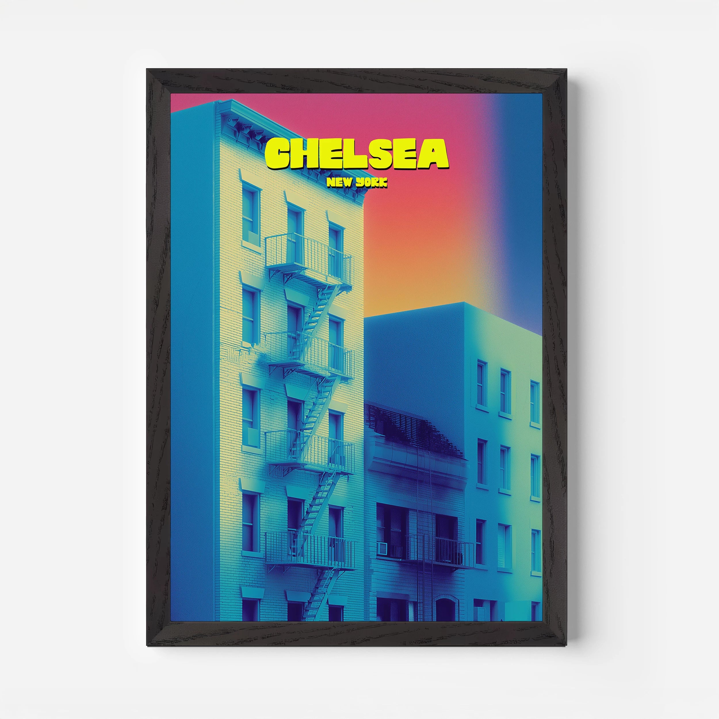 Chelsea New York Manhattan America Travel Poster