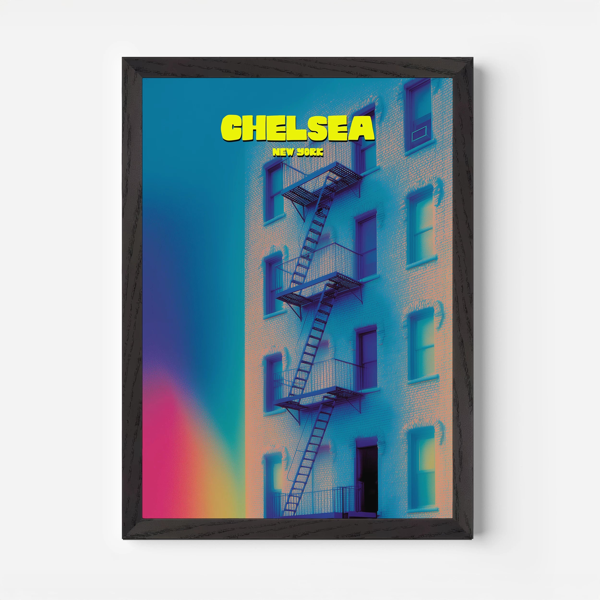 Chelsea New York Manhattan America Travel Poster