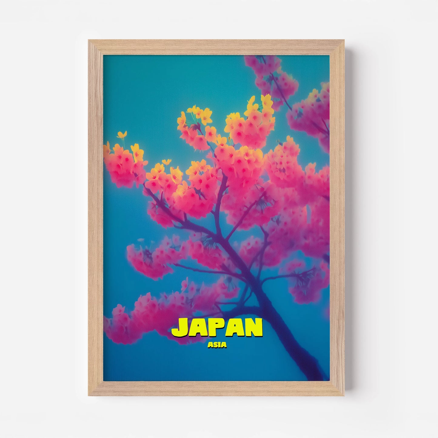 Cherry Blossom Japan Asia Travel Poster