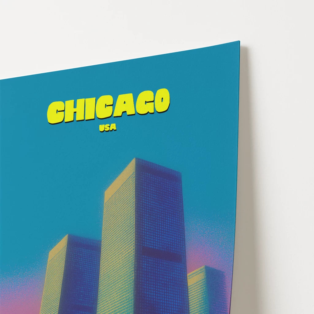 Chicago Illinois America Travel Poster