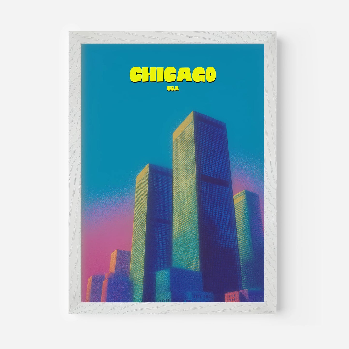 Chicago Illinois America Travel Poster