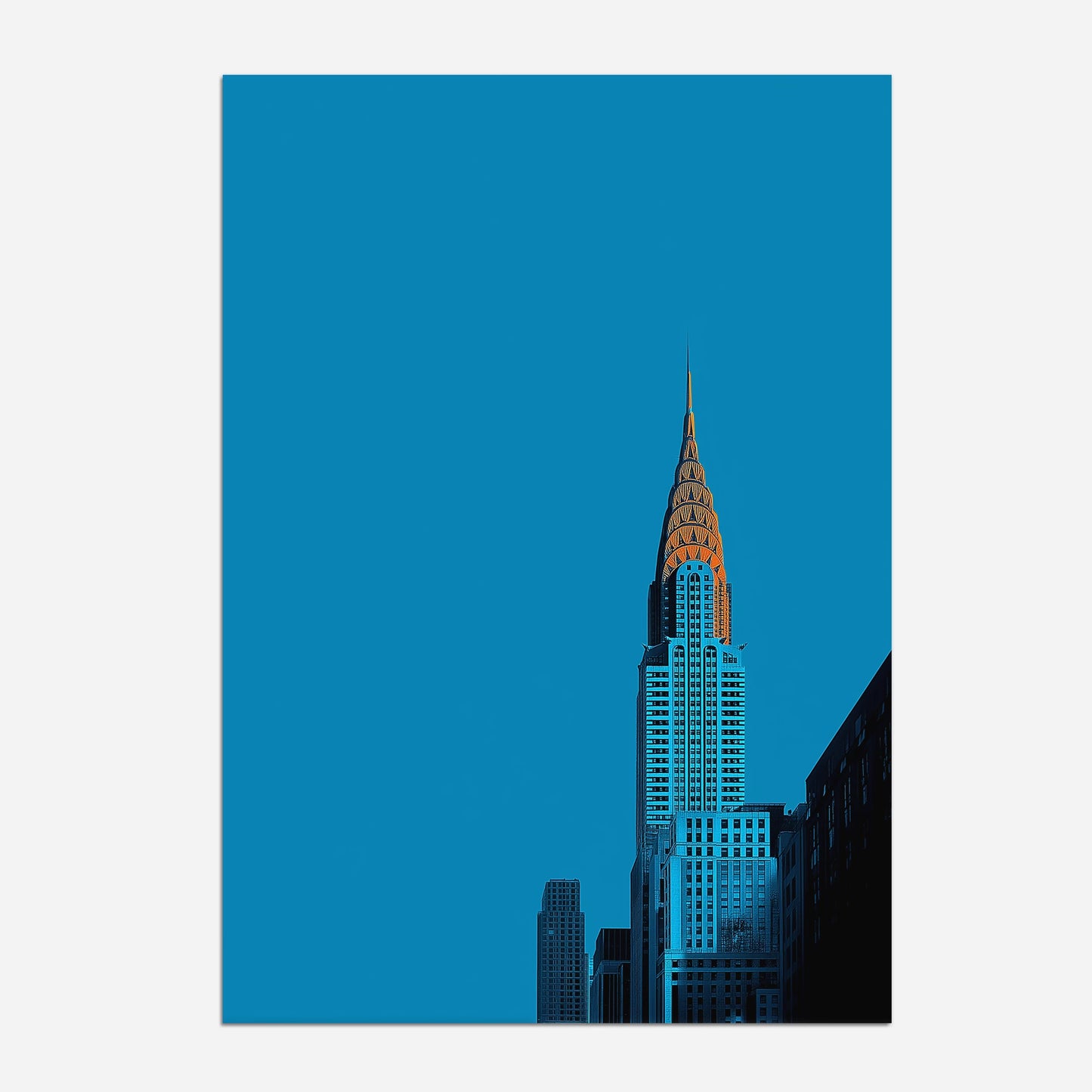 Chrysler Building New York America Travel Poster