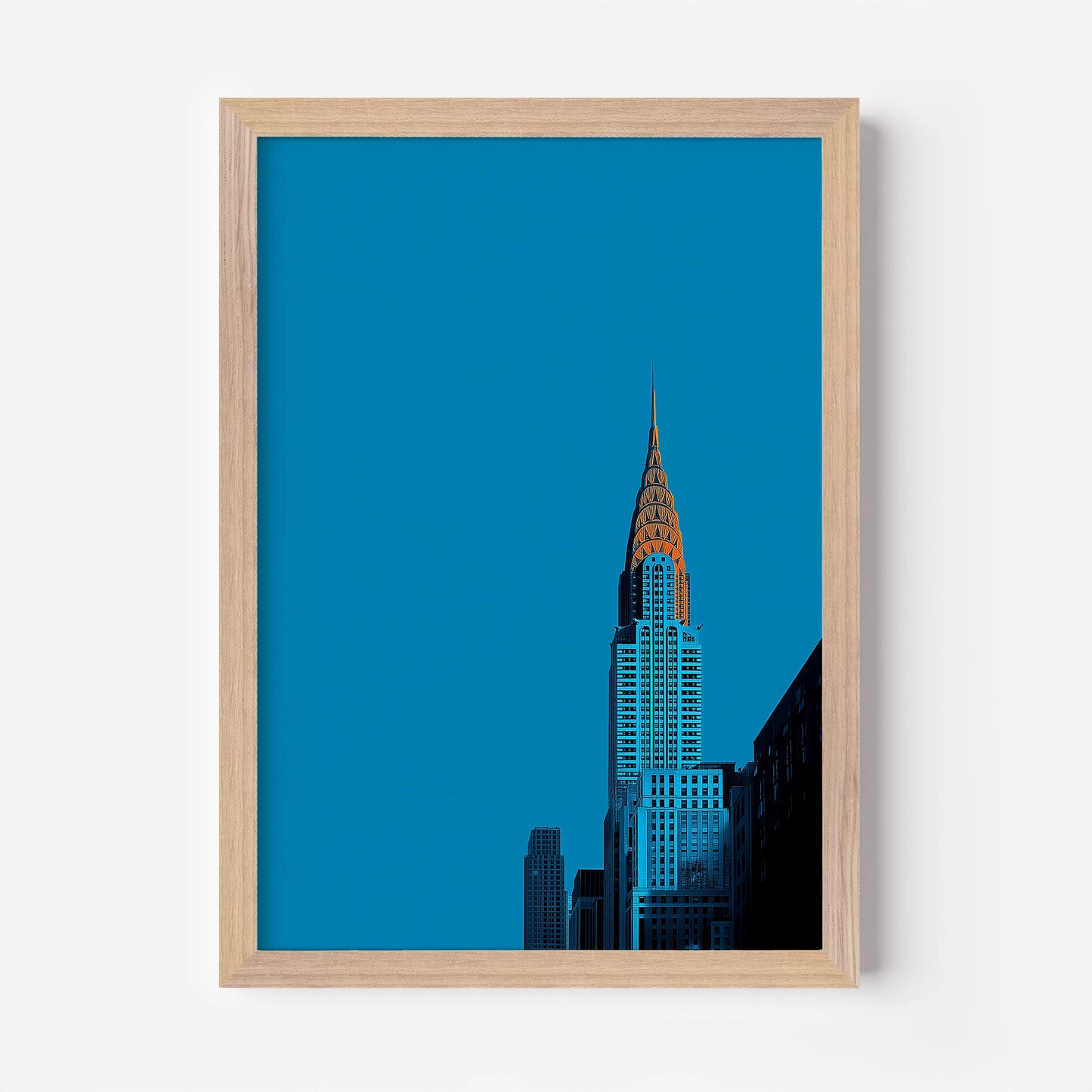 Chrysler Building New York America Travel Poster