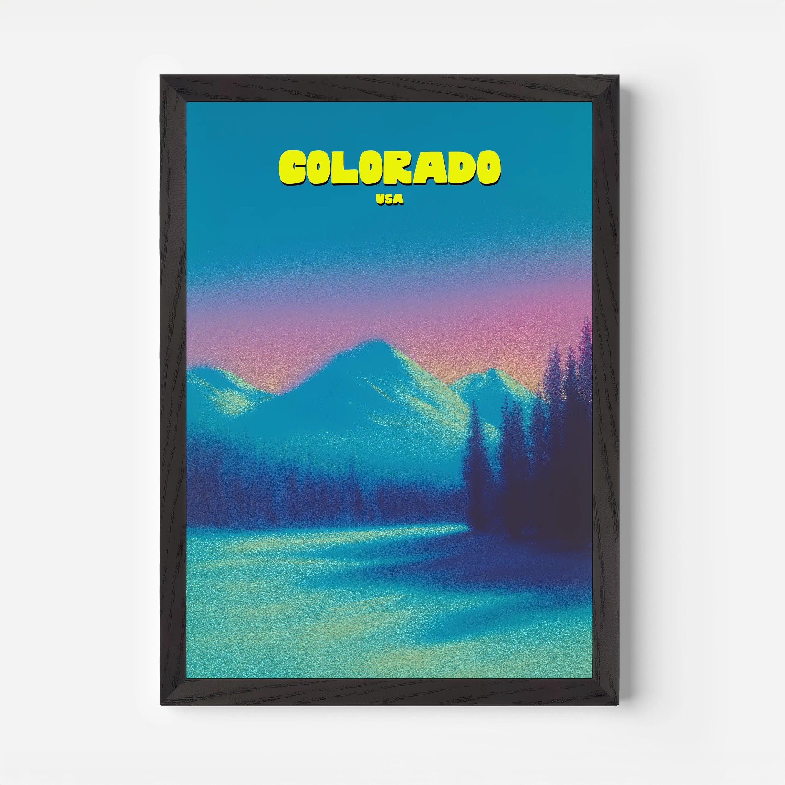 Colorado America Travel Poster