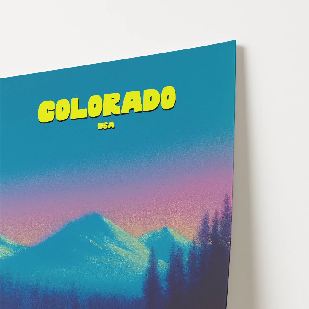 Colorado America Travel Poster