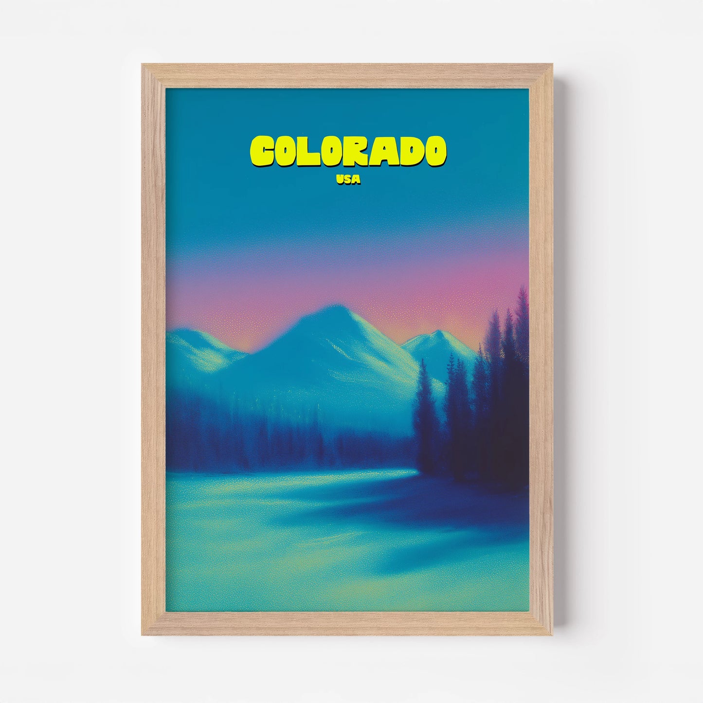Colorado America Travel Poster