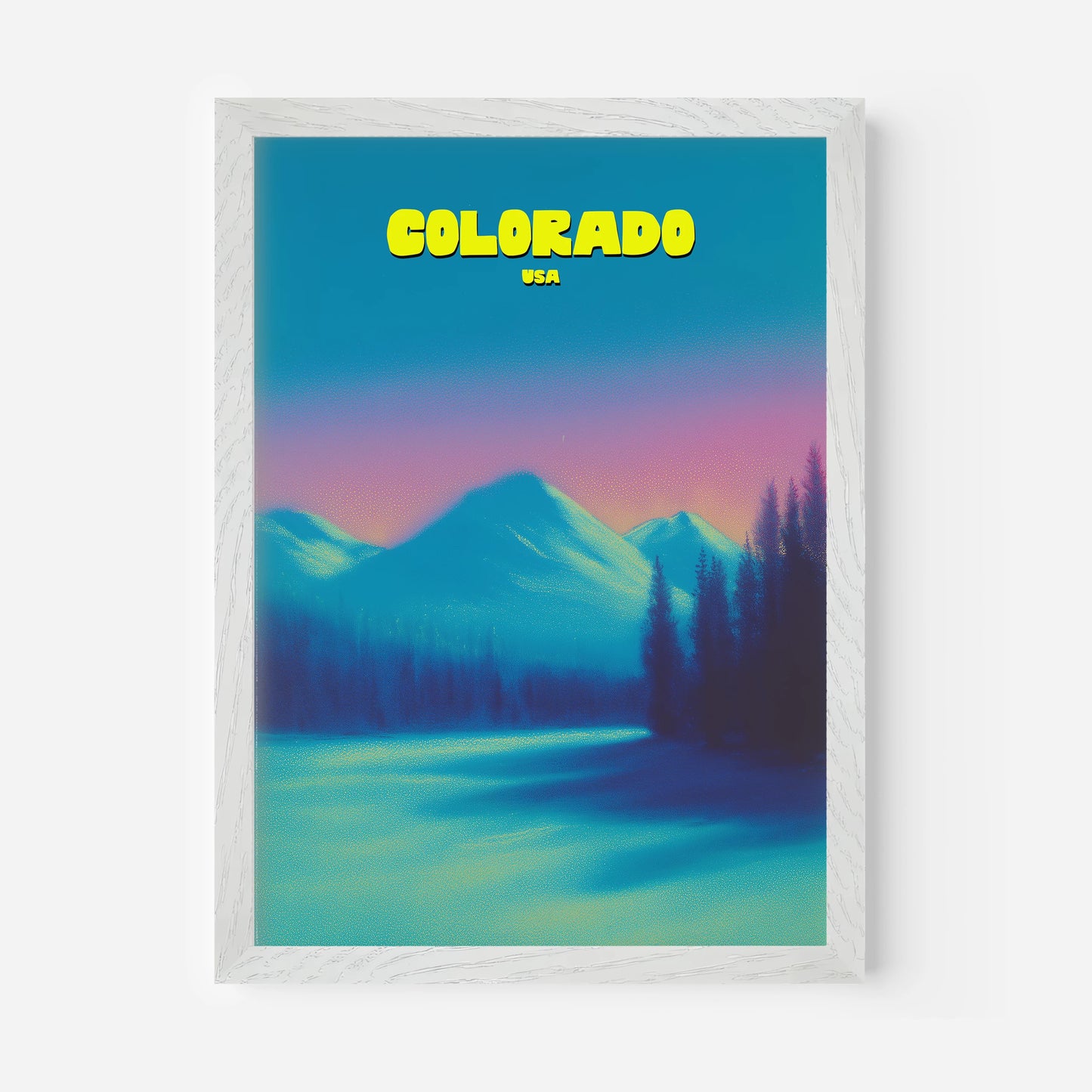 Colorado America Travel Poster