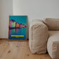 Copenhagen Denmark Europe Travel Poster