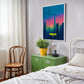 Dubai Skyline UAE Asia Travel Poster