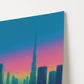 Dubai Skyline UAE Asia Travel Poster