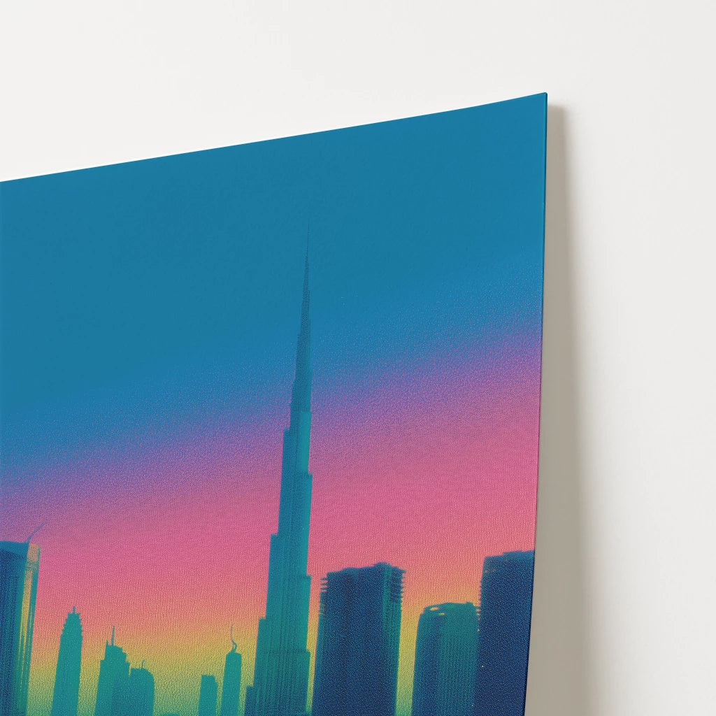 Dubai Skyline UAE Asia Travel Poster