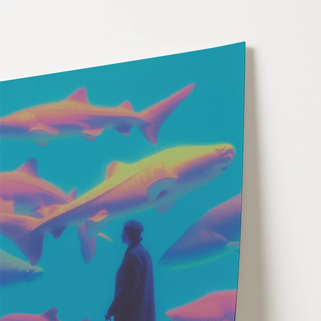 Mall Aquarium Dubai UAE Asia Travel Poster