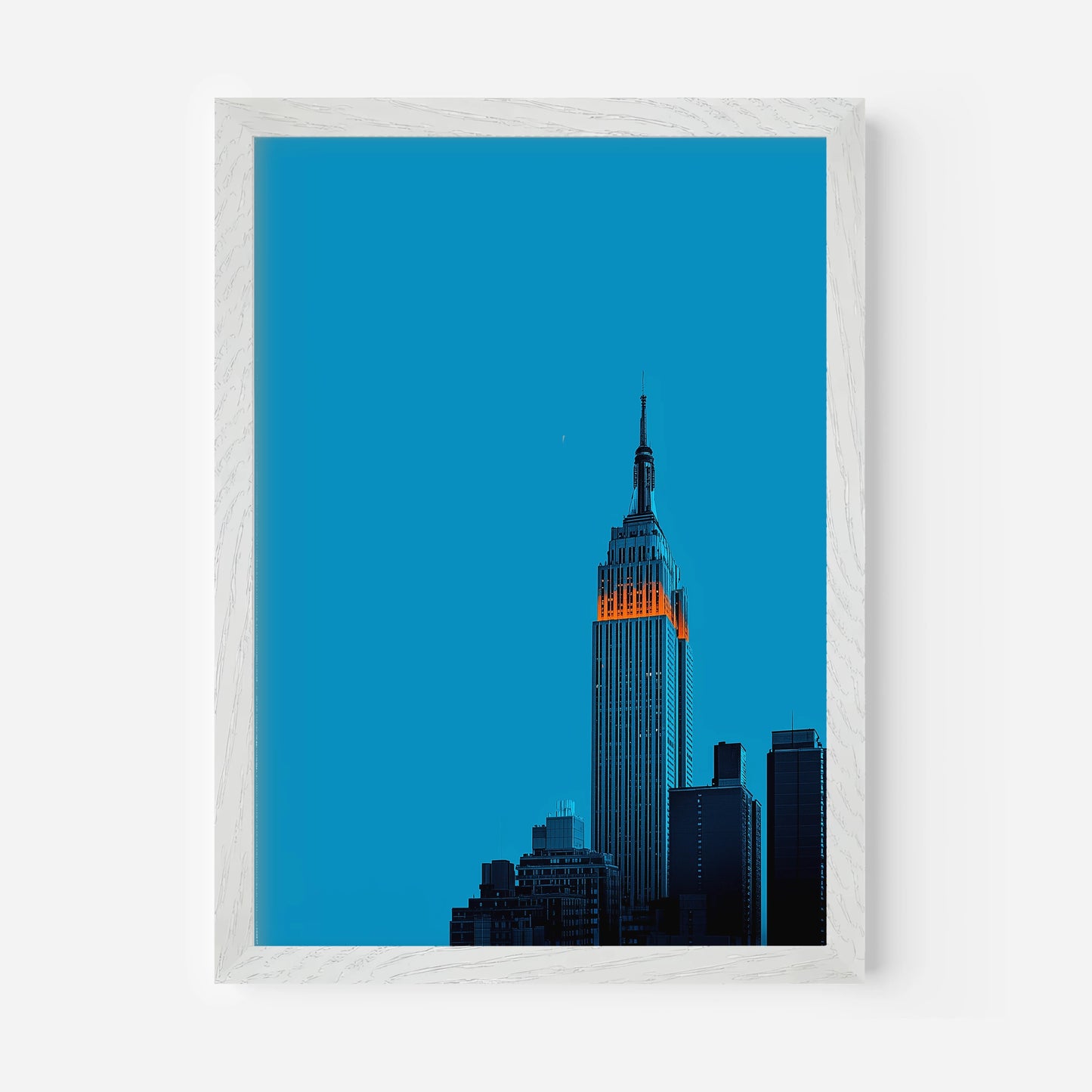 Empire State Building Sunset New York America Travel Poster