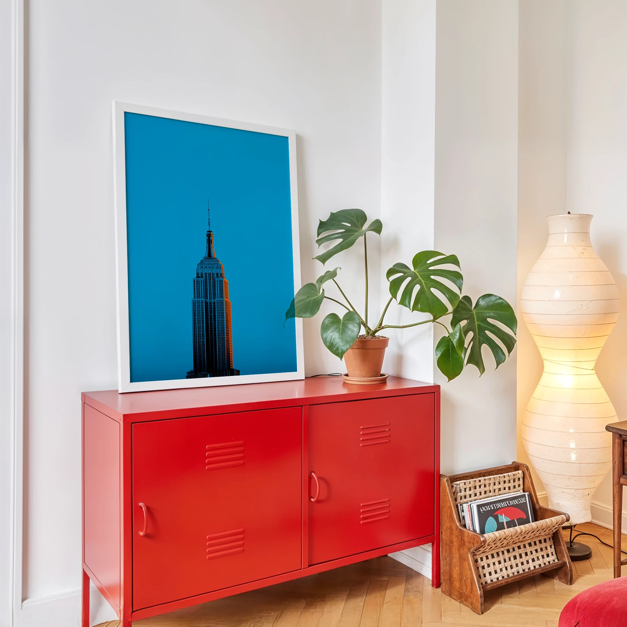 Empire State Building New York America Travel Poster