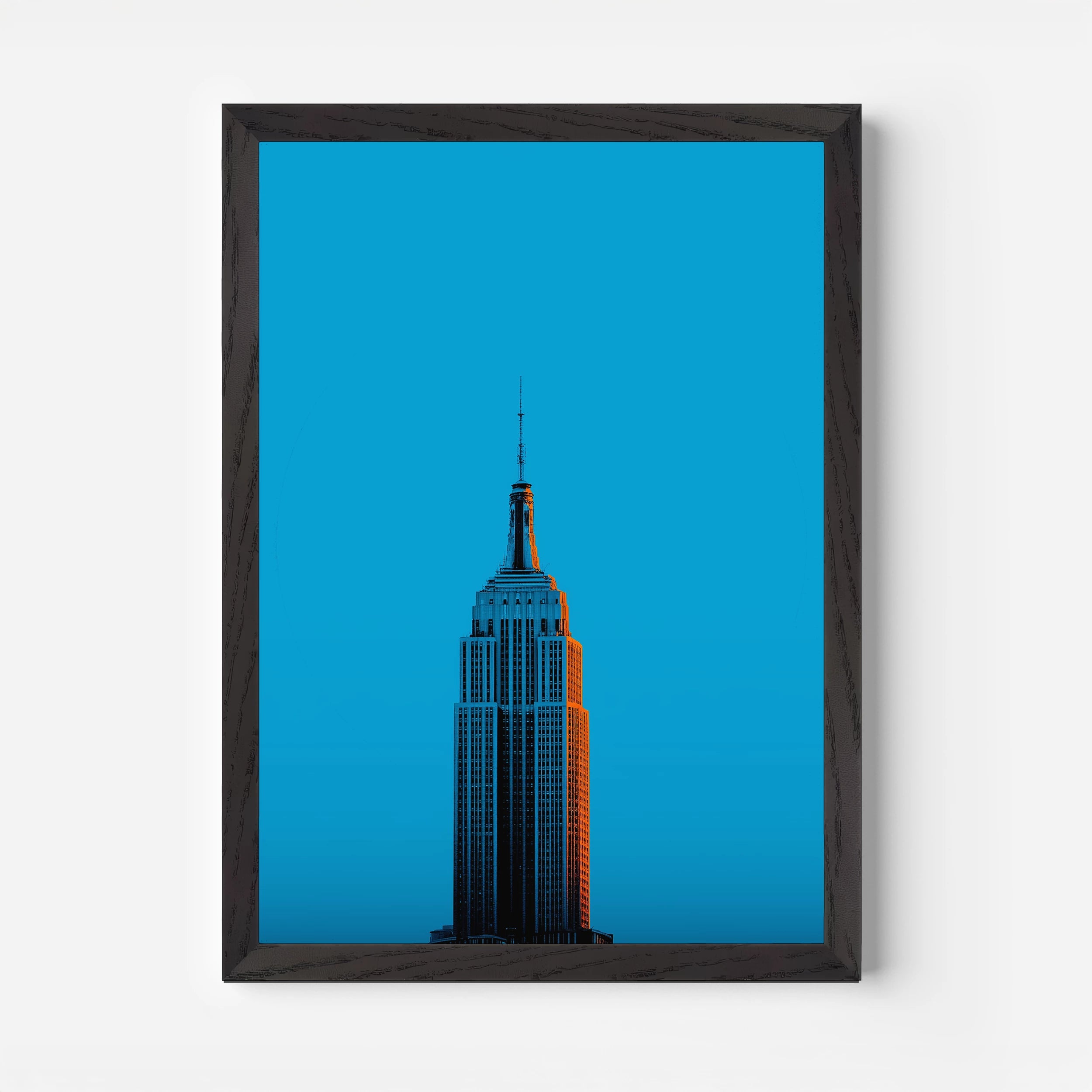 Empire State Building New York America Travel Poster