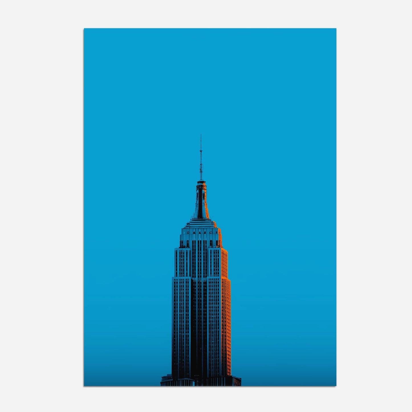 Empire State Building New York America Travel Poster