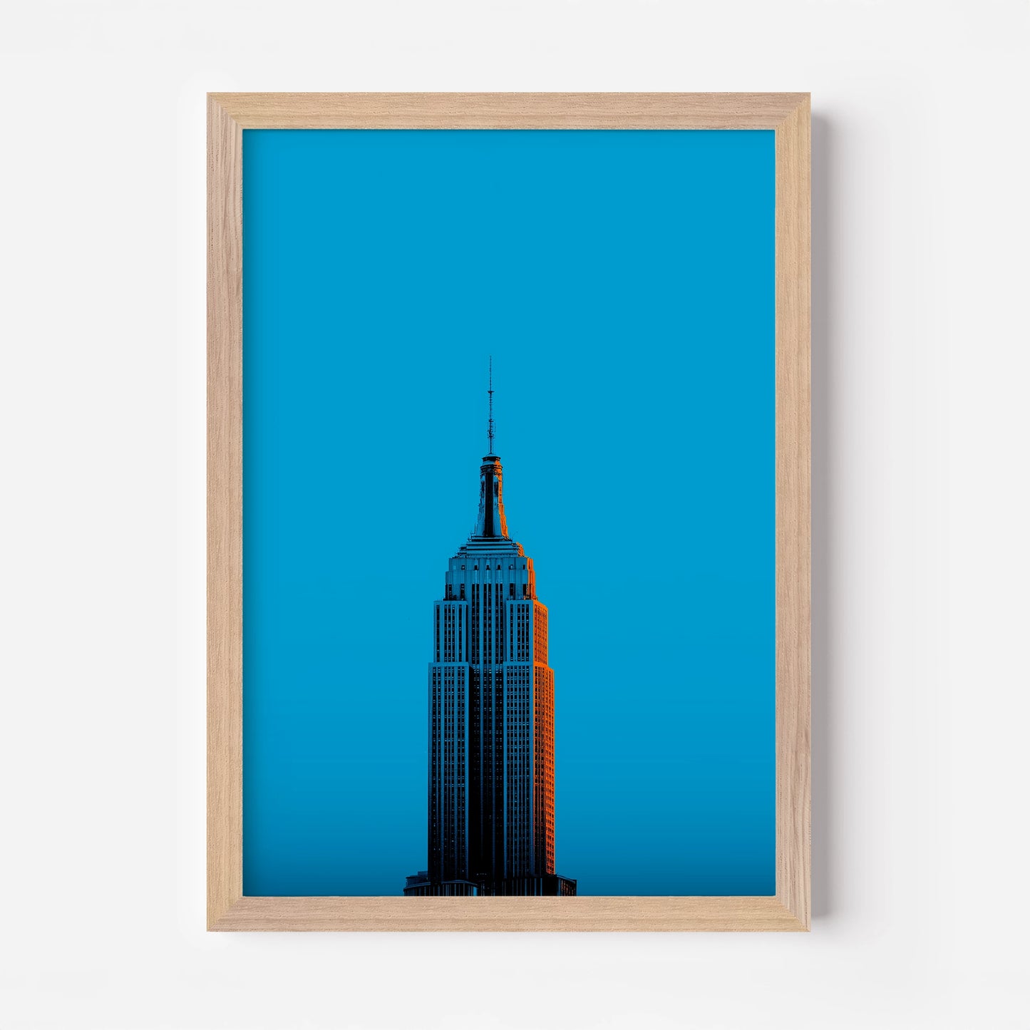 Empire State Building New York America Travel Poster