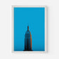 Empire State Building New York America Travel Poster