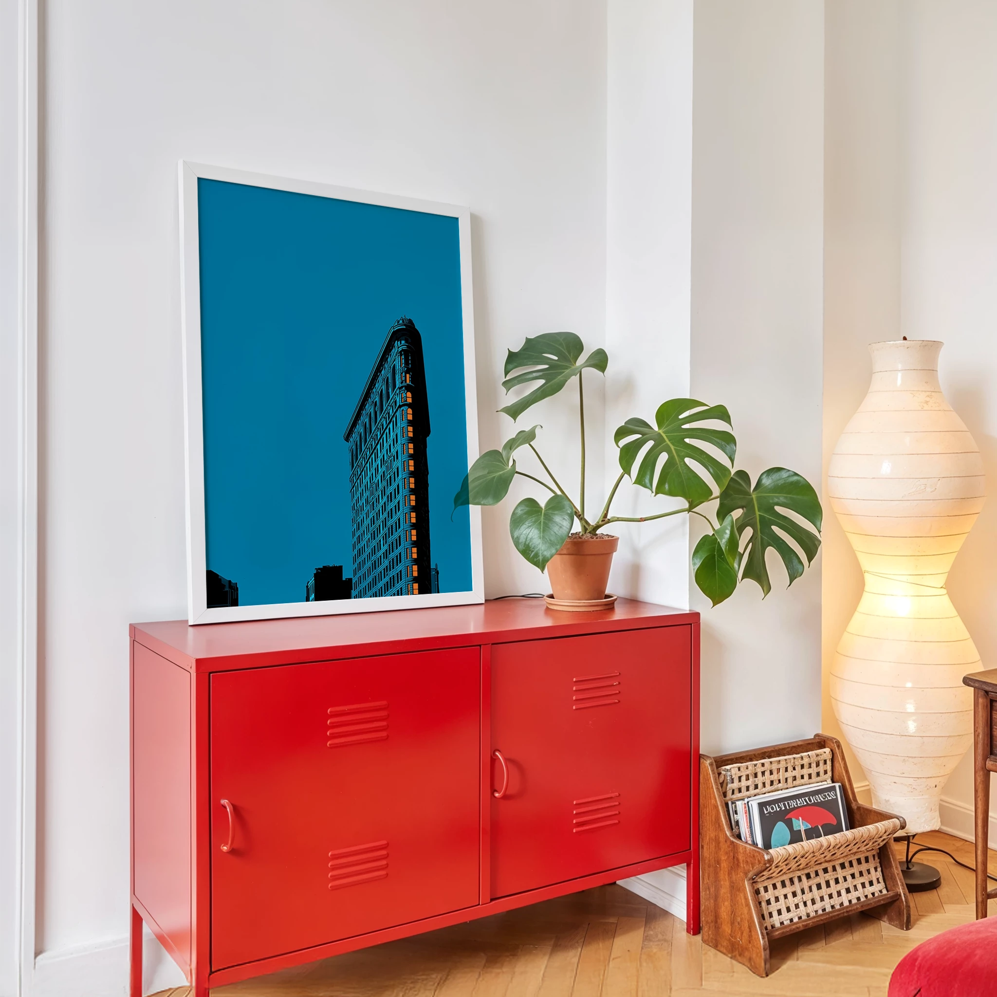 Flat Iron Building New York America Travel Poster